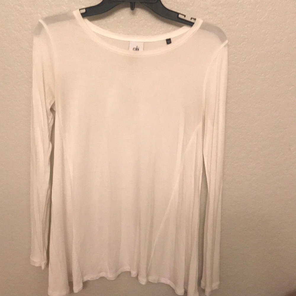 CAbi Swing tee, white, style #3055